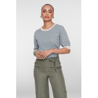 Geisha Pullover Stripe Kit Olive Blue