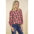 Geisha Top Retro Sand Fuchsia