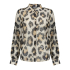 Geisha Blouse Leopard Sand Black