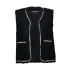 Geisha Gilet Teddy Black