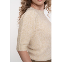 Geisha Trui Top Sparkle Off White