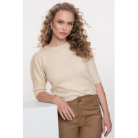 Geisha Trui Top Sparkle Off White