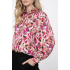 Geisha Blouse Aninal Pink Off White