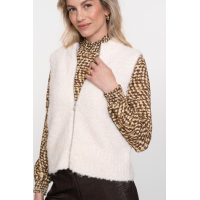 Geisha Top Green Beige