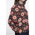 Geisha Blouse Flowers Blue Pink