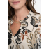 Geisha Top Bohemian Beige Black