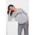 Geisha Sweater Quarter Grey Black