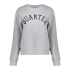 Geisha Sweater Quarter Grey Black