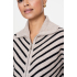 Geisha Vest Stripe Black Sand