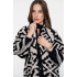Geisha Poncho Black Sand