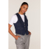 Jansen Amsterdam Gilet Dawn Dark Denim Glitter