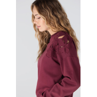 Jansen Amsterdam Trui Gaby Dark Red