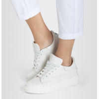 MAC Chino Turn Up White