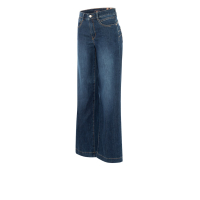 MAC Jeans Rich Palazzo Night Blue Net Wash