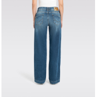 MAC Jeans Rich Palazzo Navy Heavy Wash