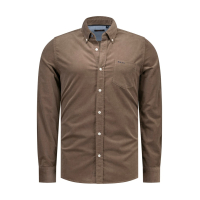 NZA New Zealand Auckland Shirt Corduroy Grey Brown