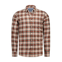 NZA New Zealand Auckland Shirt Checked Dark Hunter Red