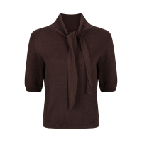 Tramontana Trui Top Shawl Chocolate