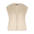 Tramontana Gilet Vestje Hairy Yarn Stone