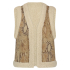 Tramontana Gilet Teddy Snake Beige