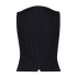 Red Button Gilet Punta Pinstripe Black