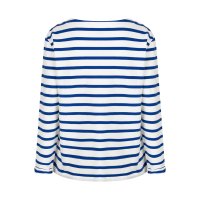 Red Button Longsleeve Shirt Terry Cobalt