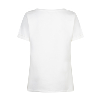 Red Button T-Shirt Temmy Off White Rosewood