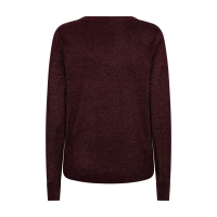 Red Button Trui Sweet Sparkle Burgundy