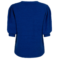 Red Button Trui Top Sweet Popcorn Cobalt