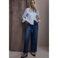 Street One Blouse Oxford Original Blue