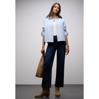 Street One Blouse Oxford Original Blue