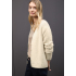 Street One Vest Fluffy Button Soft Beige