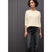 Street One Trui Rolled Soft Beige