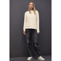 Street One Trui Structured Off White
