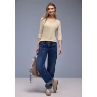 Street One Shirt Ada Heart Cotton Beige