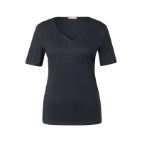 Street One Shirt Heart Deepwater Blue