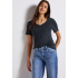 Street One Shirt Heart Deepwater Blue