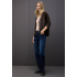 Street One Vest Fluffy Button Deep Roast Brown