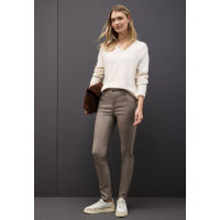 Street One Broek York Coating Silk Brown