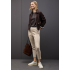 Street One Broek Hope Velours Dark Morning Beige