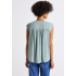 Street One Blouse Top Crinkle Arona Blue