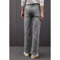 Street One Jeans Wide Light Grey Random Washed