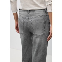 Street One Jeans Wide Light Grey Random Washed