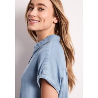 Street One Blouse Light Blue Soft Wash