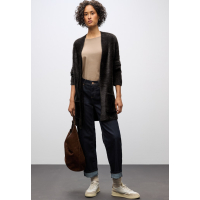 Street One Vest Fluffy Darkest Brown