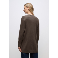 Street One Vest Cosy Dark Nomad Brown