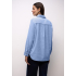 Street One Blouse Corduroy Frosted Blue