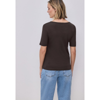 Street One Shirt Ada Heart Espresso Brown