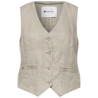 Street One Gilet Linnen Timeless Beige