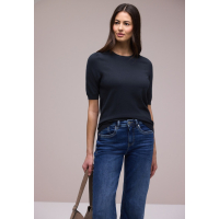 Street One Trui Bloom Shadowed Navy